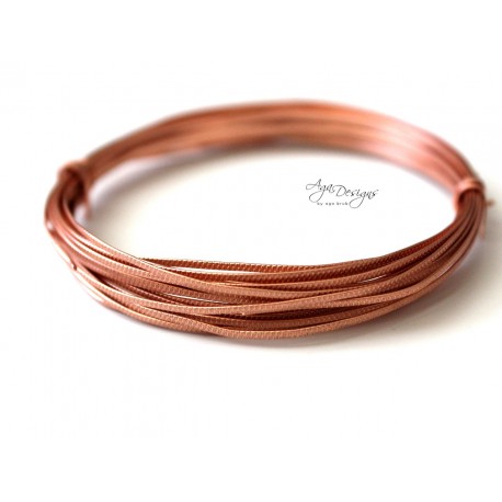 Copper texture wire - 14 gauge