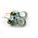 Quartz and Apatite Earrings